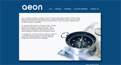 Desktop Screenshot of aeon-consultancy.com